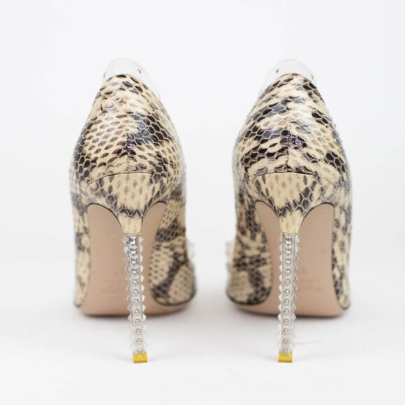 Valentino Garavani Snakeskin Heels‎ Size 37 EUR 6.5 US - Picture 13 of 16